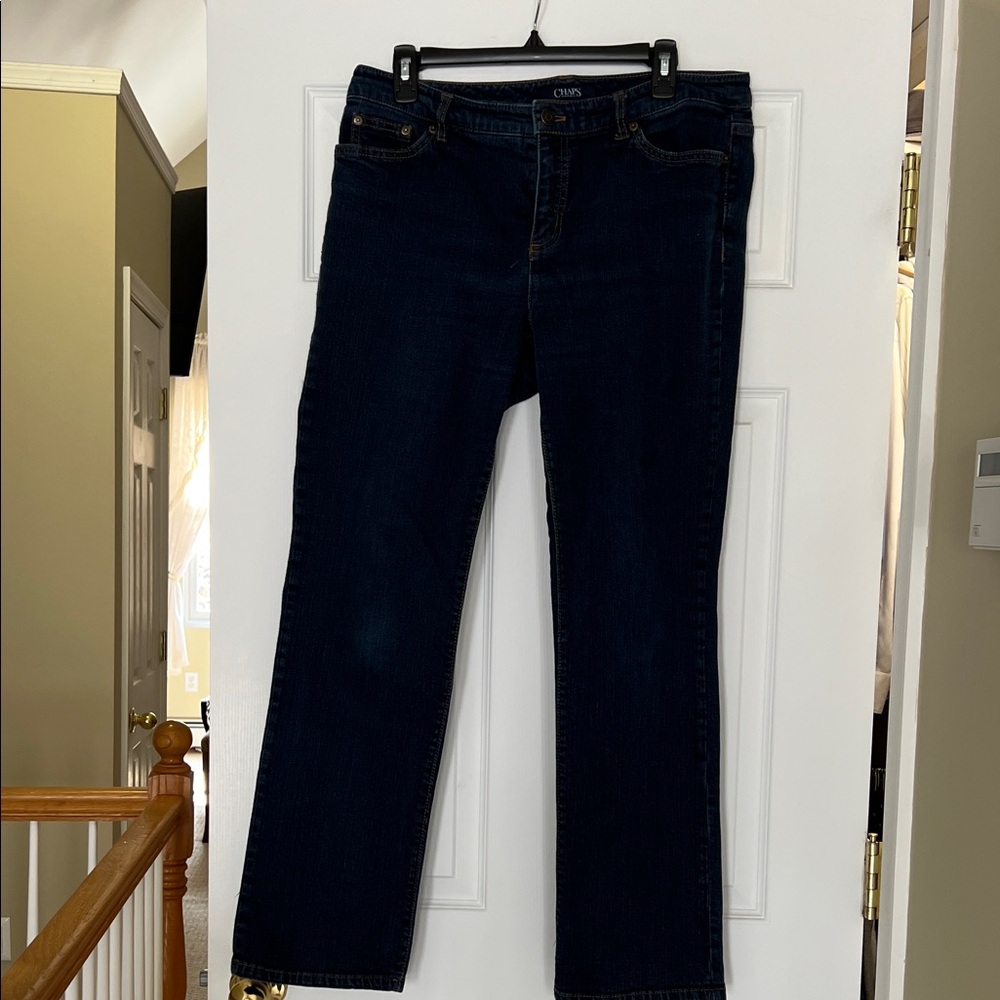 Chaps Navy Straight Leg Jeans